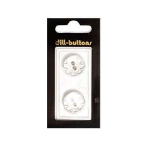    Dill Buttons 18mm Shank Transparent 2 pc (6 Pack)