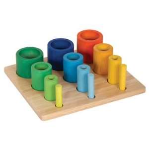  Nest & Stack Cylinders by Guidecraft Toys & Games