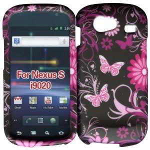 Pink Butterflies Samsung Nexus S i9020 Case Cover Hard Phone Case Snap 
