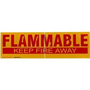   Legend Flammable Keep Fire Away  Industrial & Scientific