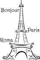 NEW Wall letters words FRENCH PARIS EIFFEL TOWER  