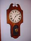 vintage bulova wall clock  