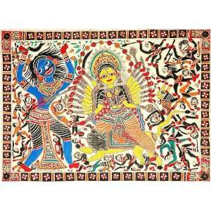  Goddess Durga Annihilates Mahishasur and His Army 