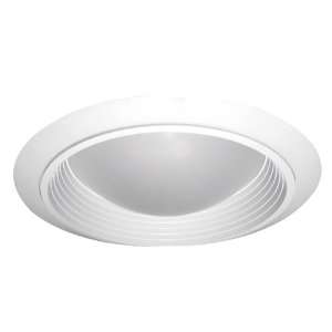   Inch Line Voltage Trims 6 Baffle with Domed Regressed Frosted Lens