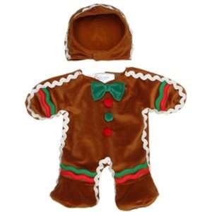  Build A Bear Workshop 2 piece Gingerbread Man Outfit 