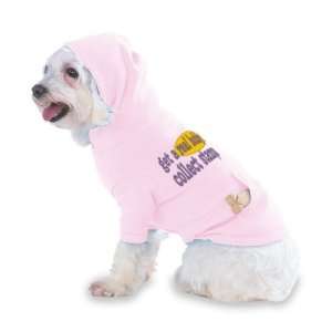 get a real hobby Collect stamps Hooded (Hoody) T Shirt with pocket 