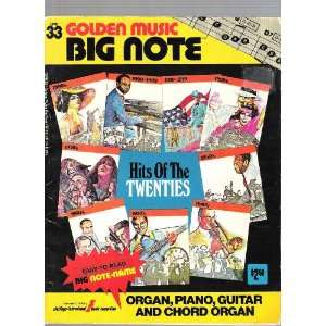  Golden Music Big Note (GMB 33, Hits Of The Twenties 