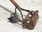 Vintage Antique Garden Hand Push Cultivator Tiller Claw Rotary Weed 