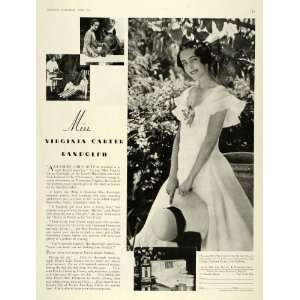  1930 Ad Ponds Skin Clean Cream Virginia Carter Randolph 