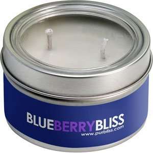  Blueberry Bliss Soy Candle   Travel Tin 