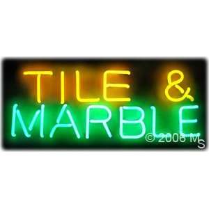 Neon Sign   Tile & Marble   Large 13 x 32  Grocery 