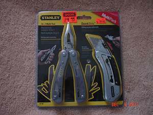 Stanley 12 in 1 Multi Tool / QuickSlide Utility Knife  