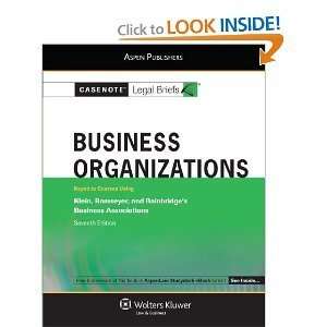  Business Organizations 7th (Seventh) Edition byBriefs 