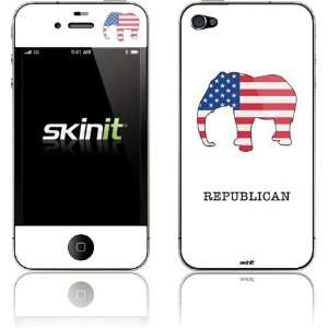  Skinit Elephant Stripes Vinyl Skin for Apple iPhone 4 / 4S 