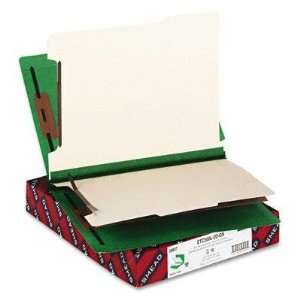   Folders Letter Six Section Green 10/Box