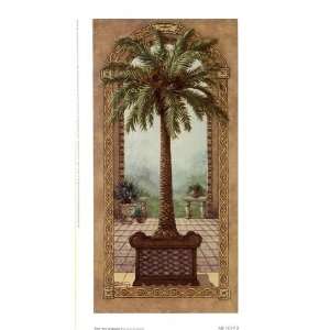 Palm Tree In Basket l by Janet Kruskamp 5x9