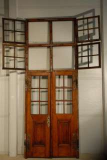 European Double Doors With Transom 19th Century  