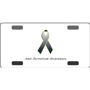 Anti Terrorism Awareness Ribbon Vanity License Plate