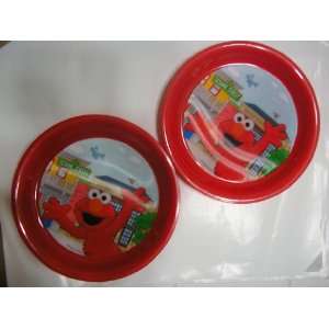  Sesame Street Elmo Snack Plate ~ 2 pc Set Toys & Games