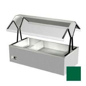   Table Top Buffet, 2 Sections, 2 Hot Wells, 240v, 58 3/8Lfence Green