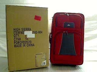 High Sierra El Series Luggage, Lava/Tungsten, 28 Inch (Wheeled Upright 