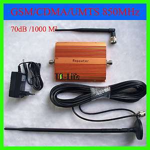CDMA / GSM / UMTS 850MHz Repeater Booster Cell Phone Signal Repeater 