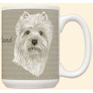  Dog Breed 15 ounce Coffee Mug Cup ~ West Highland Terrier Westie 