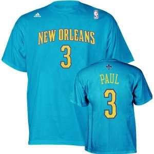  Chris Paul adidas Name and Number New Orleans Hornets T 
