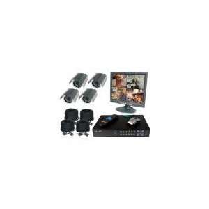  4CH DVR COMPLETE Surveillance SYSTEM, Installs up to 4 