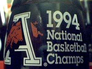 1994 Arkansas National Basketball Champions Coke Bottle  