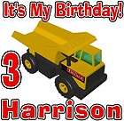 DUMP TRUCK ITS MY BIRTHDAY PARTY T SHIRT DESIGN DECAL NEW 