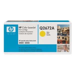   3500 Smart Print Cartridge, Yellow (4,000 Yield) , Part Number Q2672A