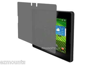 Screen Protective Film w/ Privacy Finish for Blackberry PlayBook 
