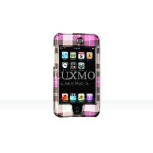  IPOD TOUCH 2ND GENERATION HOT PINK CHECKER CASE COVER L 