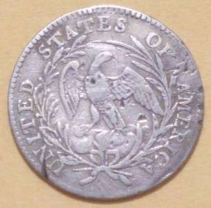 1796 JR 3 R5 VF Draped Bust 10 Cents  