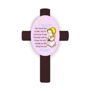  Personalized Girls Bedtime Prayer Cross Ã± Blonde 