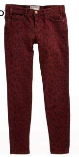 NWT Current/Elliott The Blood Leopard Stiletto skinny legging jeans 