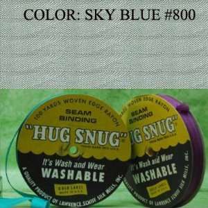  Binding Hug Snug Ribbon Color Sky Blue #800 Arts, Crafts & Sewing
