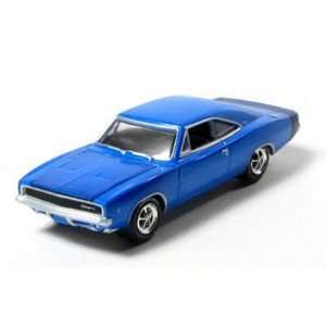  1968 Dodge Charger R/T 1/64 Blue Toys & Games