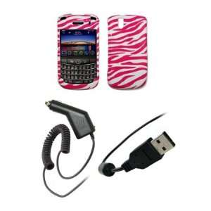  Blackberry Tour 9630   Premium Pink and White Zebra Stripes 