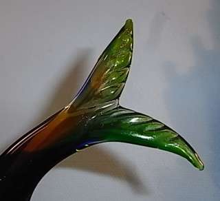 AX1 * BEAUTIFUL MURANO GLASS SWORD FISH VINTAGE ITALY  