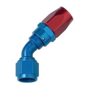   Series 45 Degree Bent Tube Hose End,  12 A N   Blue/Red Automotive
