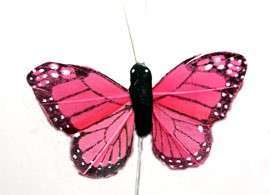 Inch Artificial Butterfly 24 Piece Craft Decorative Fake Butterflies 