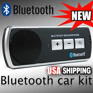 NEW BLUETOOTH HANDSFREE CAR KIT SPEAKER FOR CELLPHONE  