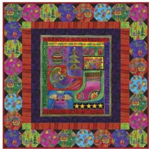  Laurel Burch Bountiful Blessings Quilt Kit Arts, Crafts & Sewing