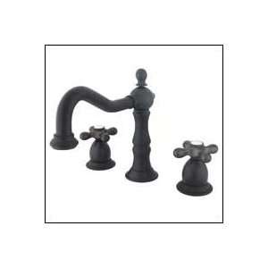 Kingston Brass KS1975AX+ Heritage Widespread Lavatory Faucet with 