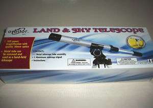 ORBITOR 30X LAND & SKY TELESCOPE   NEW IN BOX  