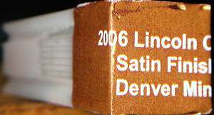 2006 D SATIN FINISH LINCOLN CENT ROLL FROM MINT SETS  