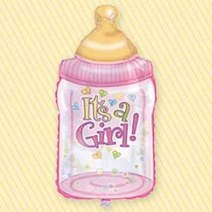    Big Bottle Its a Girl   38 Super Shaped Balloon Toys & Games
