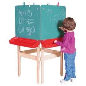  Wood Designs Art/Workspace for 4 Students Childrens Easel 